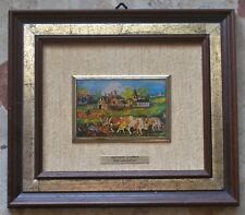 ANTONIO LIGABUE "I BUOI CON ARATRO" SERIGRAFIA SU LASTRTA ARG 800/1000