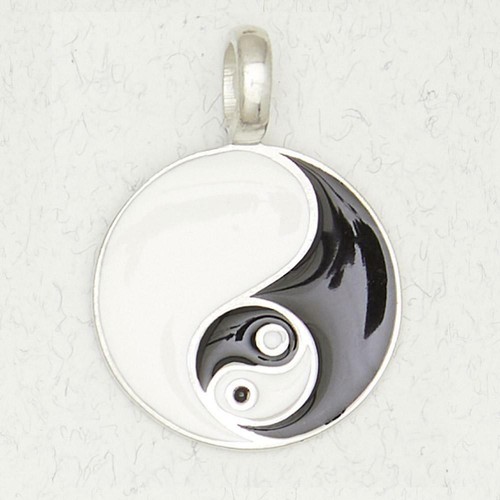 Double yin yang pewter - yang,