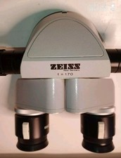 ZEISS MICROSCOPIO OTTICA BINOCULARE F=70 PARI AL NUOVO.