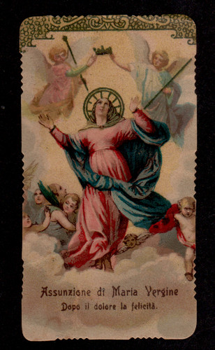 Antico santino holy card - santino,