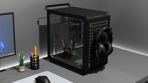 Cooler master qube 500 ganci - cooler,