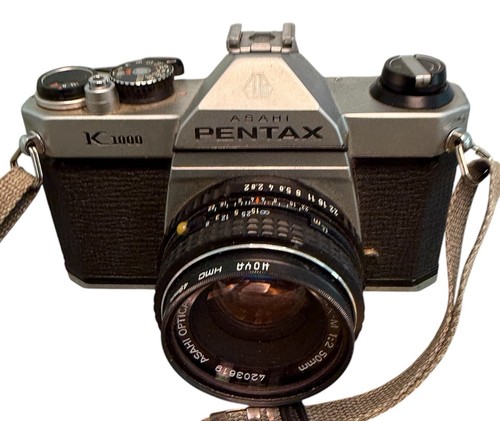 Asahi pentax k1000 fotocamera - asahi,