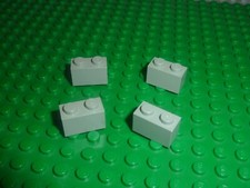 4 x LEGO Oldgray bricks 1x2