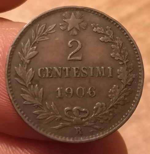 Moneta centesimi 1906 - moneta,
