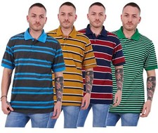 T-shirt uomo a righe larghe in