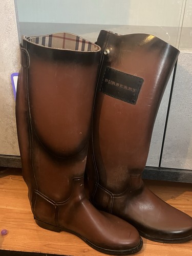 Stivali gomma burberry - gomma,