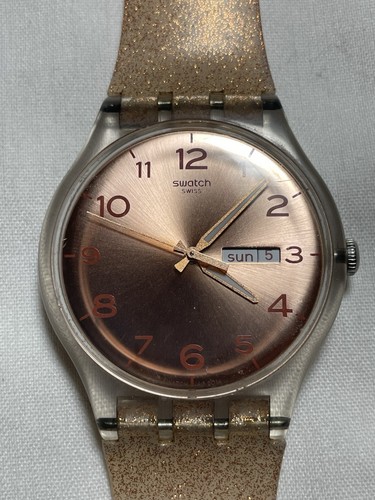 Orologio swatch golden sparkle - golden,