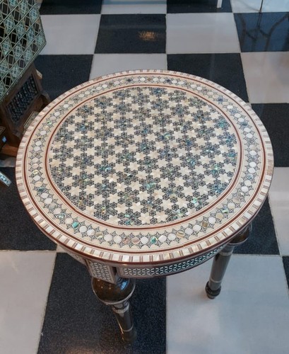 Tavolo egiziano intarsiato - egiziano,