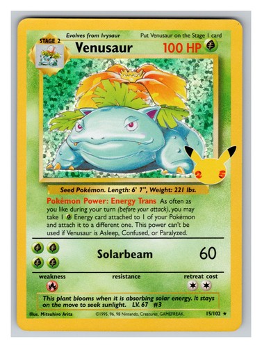 Venusaur 102 mint - venusaur, 15/102