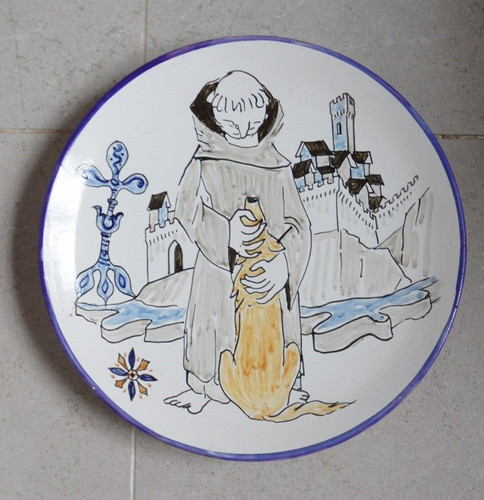 Vintage 1973 hand painted - hand,