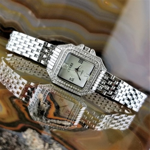 Orologio ceres argento pantera - orologio,