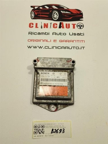 Centralina airbag per mercedes - airbag,