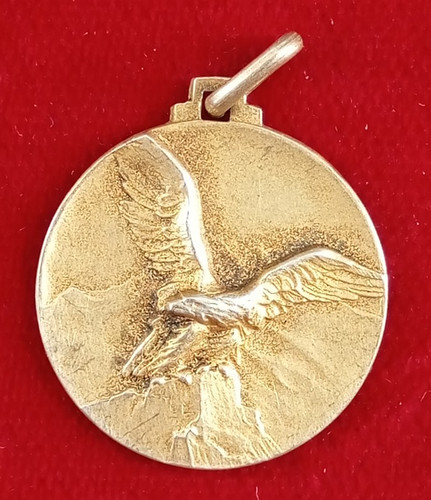 Medaglia argento ond - d'argento,