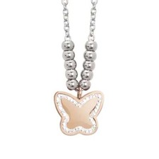 Collana boccadamo bicolore con - bicolore,