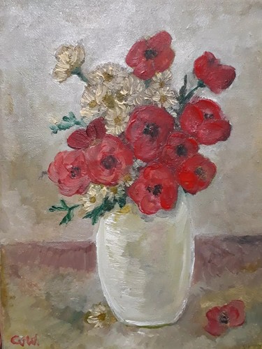 Antico quadro dipinto - quadro, olio