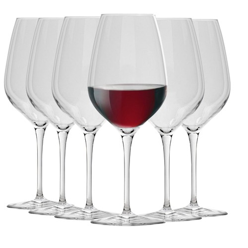 Bicchieri vino rosso inalto - bicchieri, da