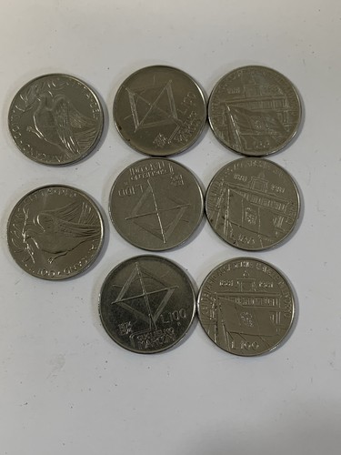 Lotto monete 100 lire - 8,