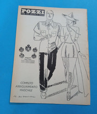 PUBBLICITA 1938 TESSUTI MODA CHATILLON POZZI AUTARCHIA MARCELLO DUDOVICH BRUNETT