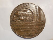 medaglia ferrovia molto diretta Bologna Firenze costruzione galleria Monte Adone