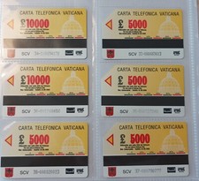 schede telefoniche Vaticano 1999