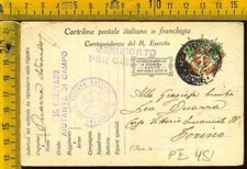Prima Guerra Franchigia Posta Militare Brigata Ravenna x Torino pe 451