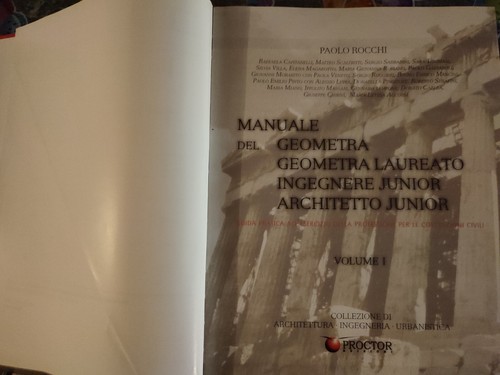 Manuale del geometra - , e