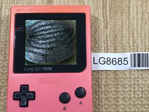 Gameboy pocket console - pocket, rosa