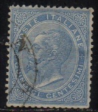 Italia-Francobolli--Regno-VEII 15 centesimi DLR Londra