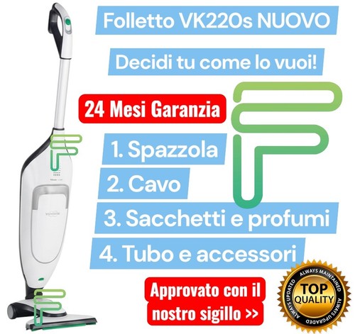 Folletto vk220s nuovo decidi - nuovo:,
