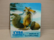 Figurina Card Era Glaciale 4 SCRAT & LA GHIANDA n°19 Continenti alla deriva 2012