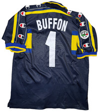maglia calcio buffon Parma vintage Jersey Goakeeper Puma 1999 2000 Parmalat S