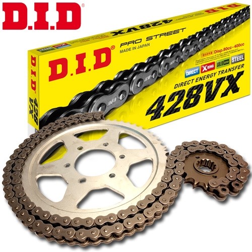 Kit catena did alluminio - did, 428vx