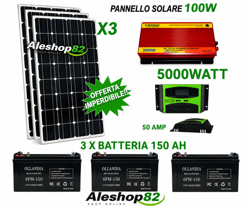 Kit fotovoltaico 3kw - kit,