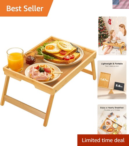 Tavolo vassoio letto bambù - tavolo,