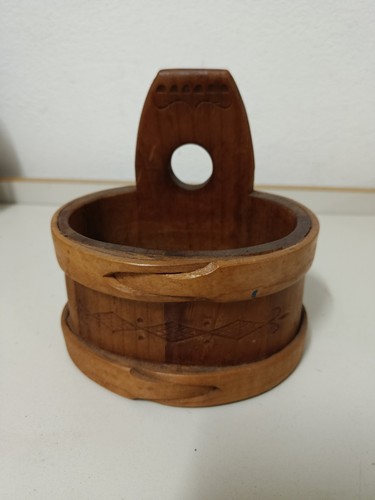Vaso piccolo antico legno - vaso,