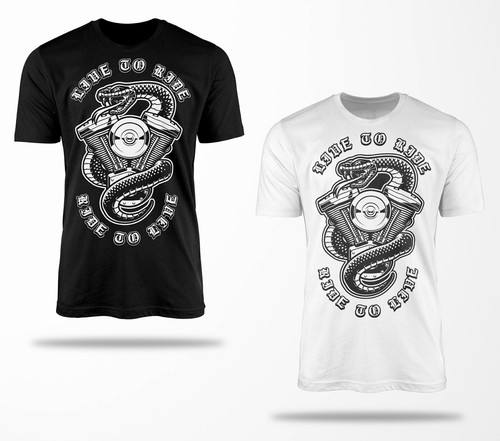 Shirt biker b0212 chopper - biker,