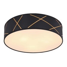 Plafoniera Nero Rotondo