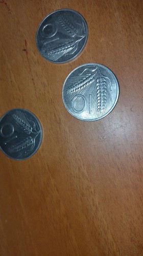 Moneta lire con - moneta, spiga