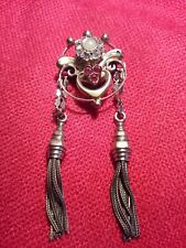 Pendente In Oro Antico Basso Titolo Pietre Peso Gr 8 Lavorazione Eccellente...