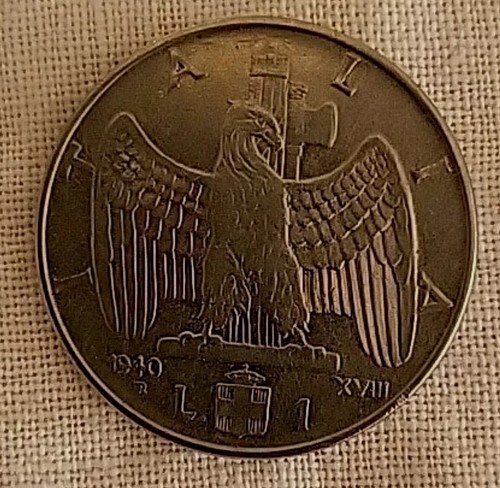 Lira 1940 vittorio emanuele - 1,