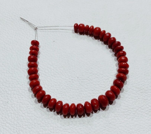 Perline corallo rosso - di,