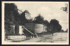CPA Langres, La Porte du Marché 