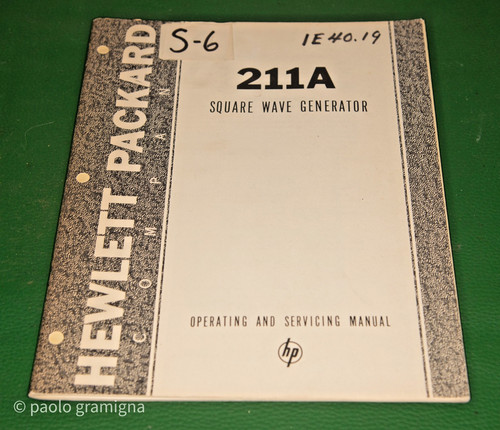 Hp211a square wave generator - hp211a,