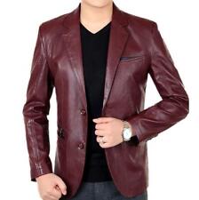 Giacca pelle uomo slim fit