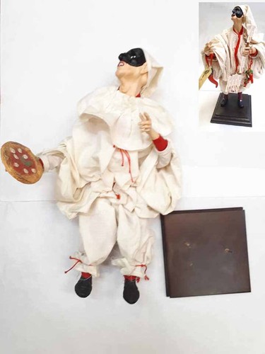 Pulcinella vestito cm - pulcinella, 30