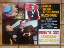 AGENTE 007 MISSIONE GOLFINGER SEAN CONNERY JAMES BOND FOTOBUSTA ORIGINALE 