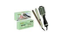 Set Piastra Capelli + Spazzola
