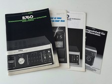 Revox B 760 Tuner Operating