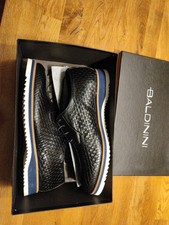 Scarpe uomo Baldinini - Derby U Vit. Intreccio Blu - Taglia 45 - Nuovo