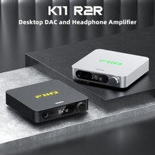 FiiO K11 R2R Amplificatore USB DAC e Cuffie 1300mW, 384kHz/24Bit DSD256 (Nero)